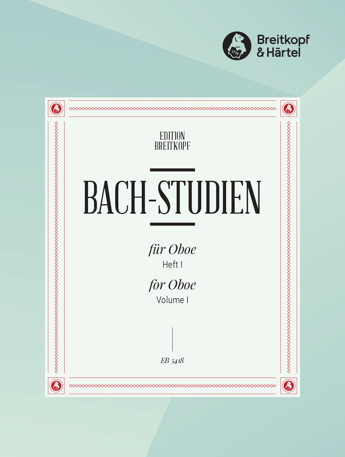 Bach Studies for Oboe, Volume 1