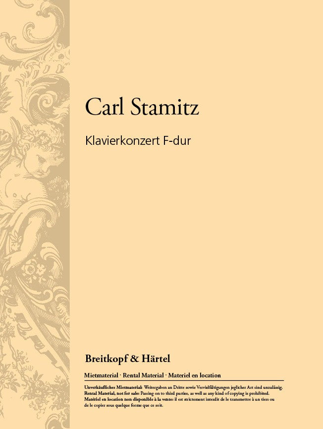 Stamitz Piano Concerto in F major