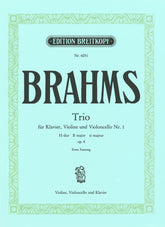 Brahms Piano Trio No 1 in B major Opus 8 (Version 1)