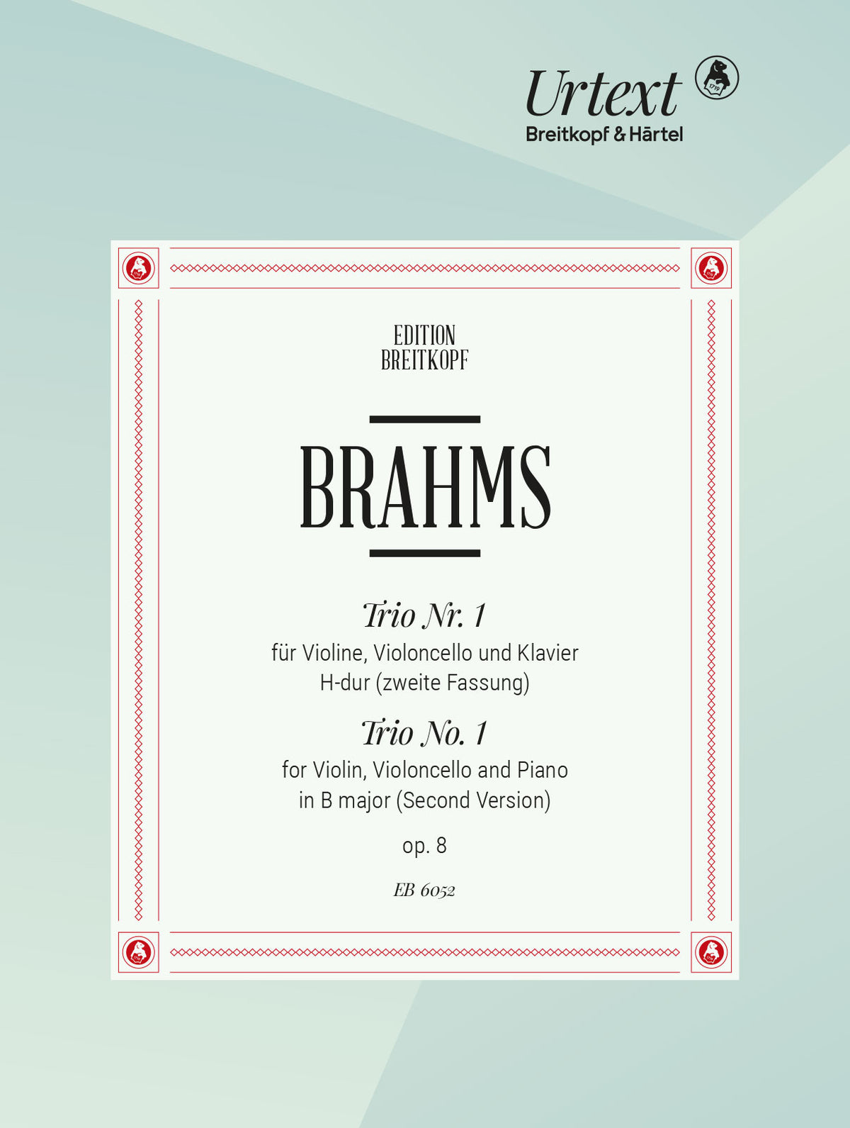 Brahms Piano Trio No 1 in B major Opus 8 (Version 2)