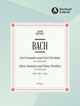 Bach 3 Sonatas and 3 Partitas BWV 1001-1006