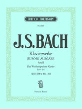 Bach The Well Tempered Clavier Volume 1