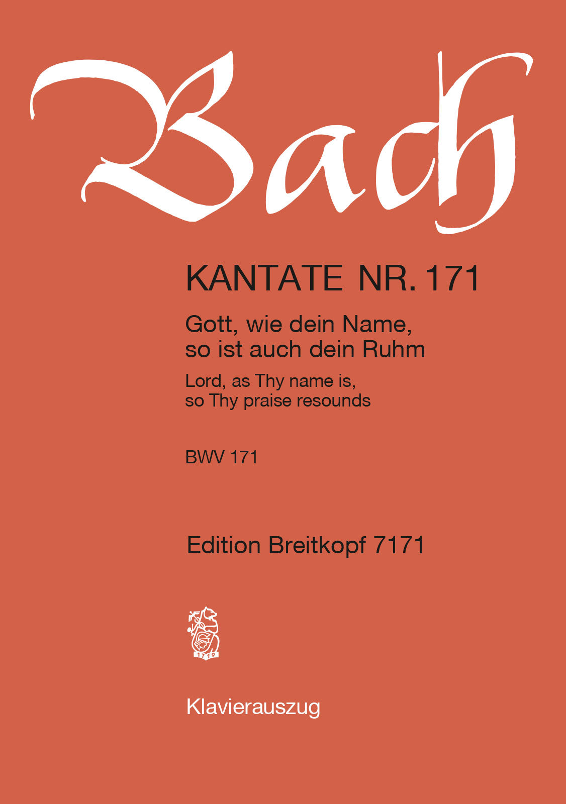 Bach Cantata BWV 171