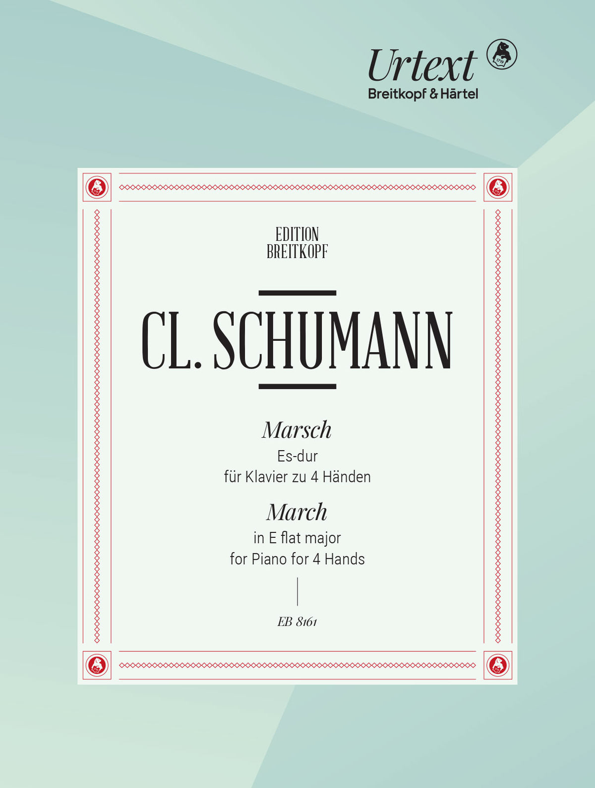 Schumann Clara March Eb major for 1 Piano 4 Hands