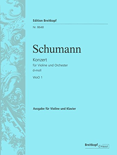Schumann Violin Concerto in D minor WoO 1