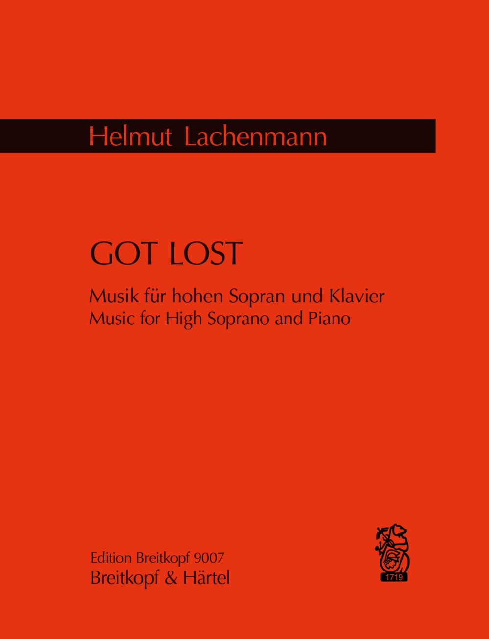 Lachenmann Got Lost Music for High Soprano and Piano