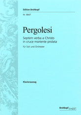 Pergolesi Septem verba a Christo in cruce moriente prolata