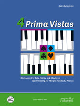 Geronymo 4 Prima Vistas Sight Reading for 2 Pianos 4 Hands
