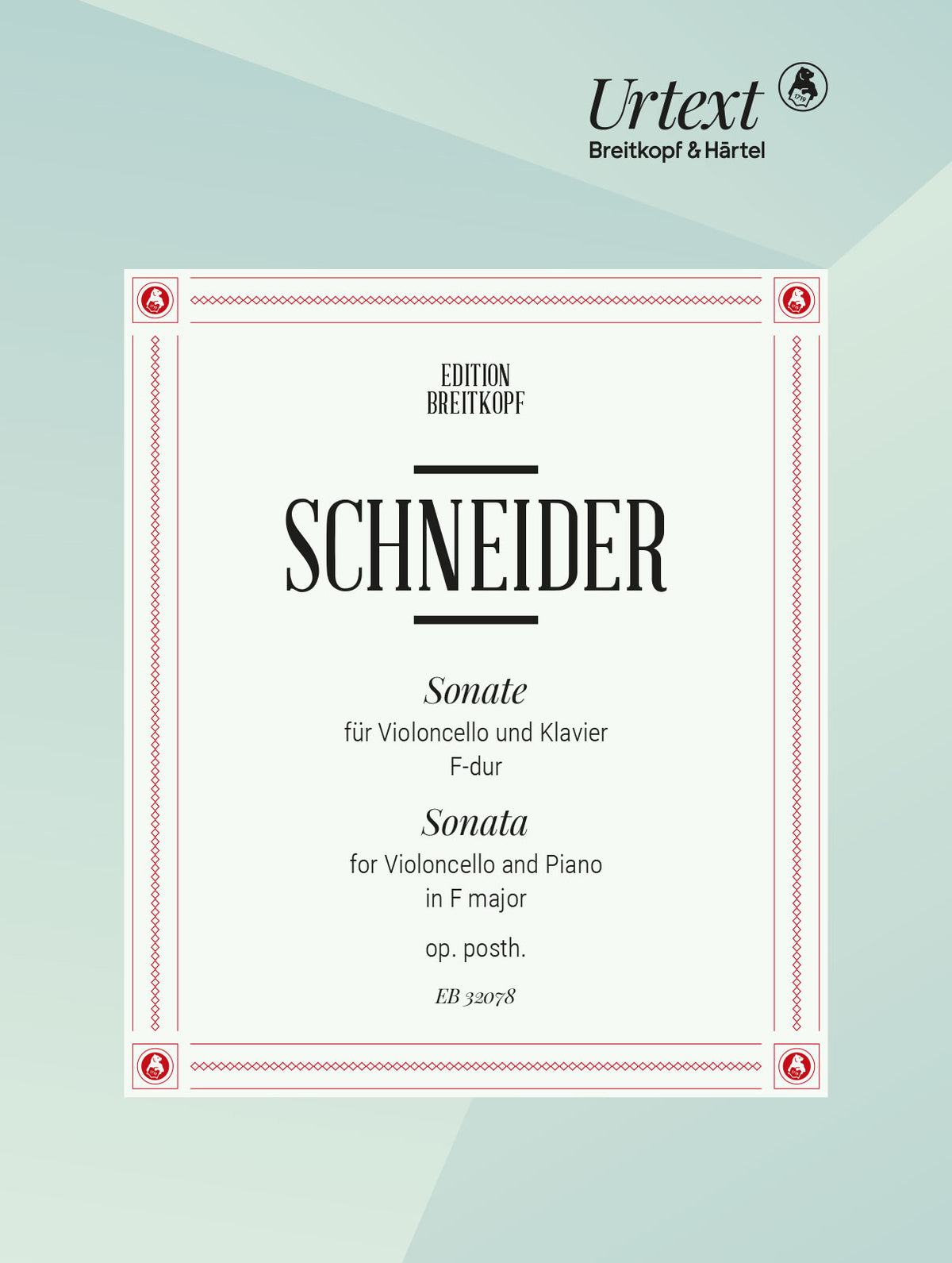 Schneider Cello Sonata in F