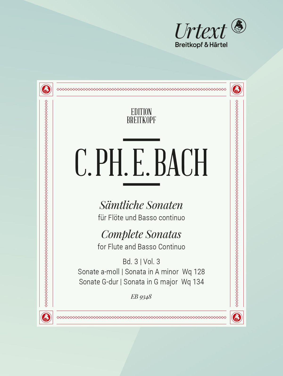 C.P.E. Bach Complsete Sonatas Volumen 3