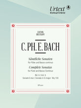 C.P.E. Bach Complete Sonatas Volume 6 - Sonata in G major Wq 133