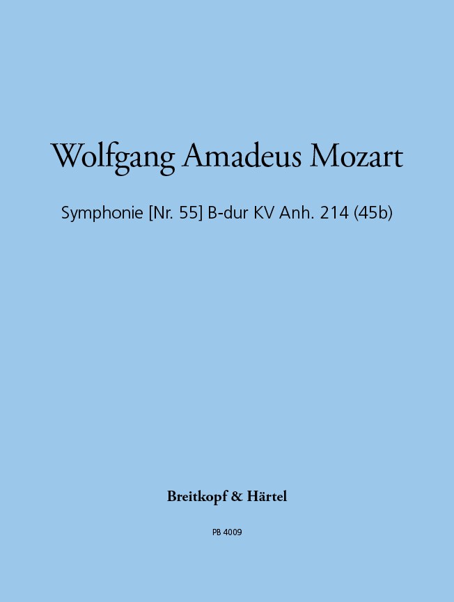 Mozart Symphonie No 55 B maj