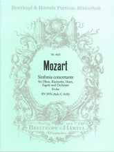 Mozart Sinfonia concertante in Eb major K. 297b (App. C 14.01) Full Score