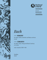 Bach Double Concerto in D minor Reconstruction based on BWV 1060