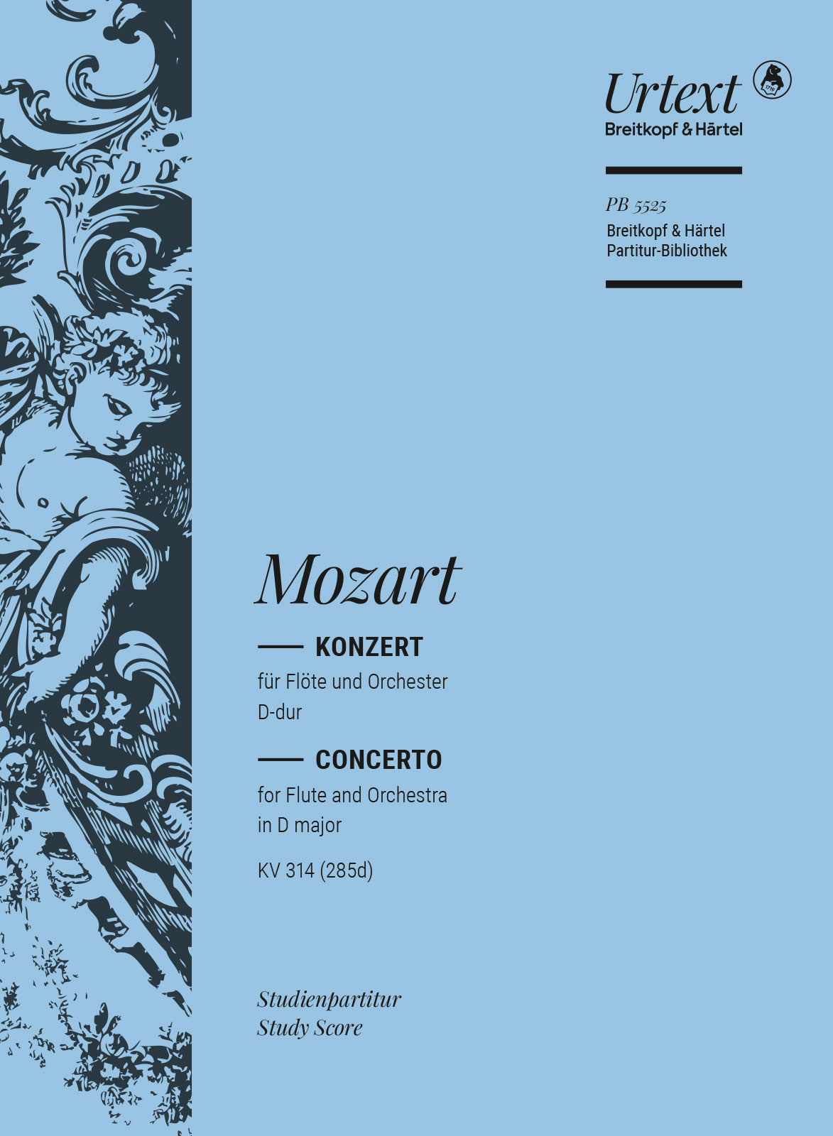 Mozart Concerto for Flute [No. 2] in D major K. 314 (285d) Study Score