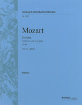 Mozart Horn concerto No. 1 K. 412