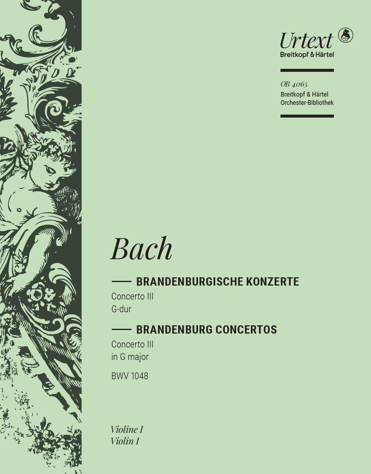 Bach Brandenburg Con No 3 VLN1