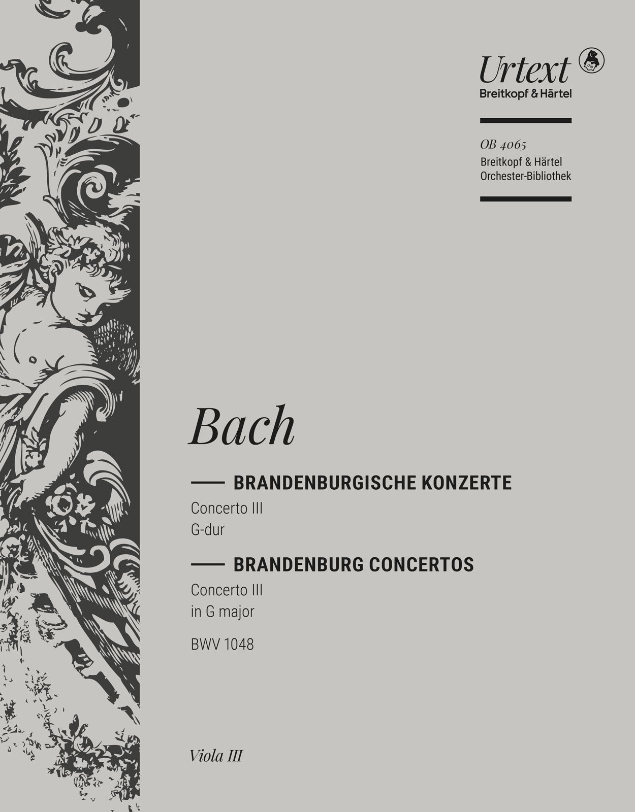 Bach Brandenburg Con No 3 Vla3