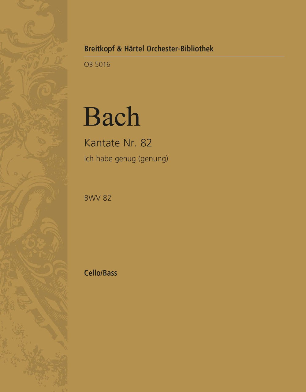 Bach Cantata 82 Cello/Bass Par