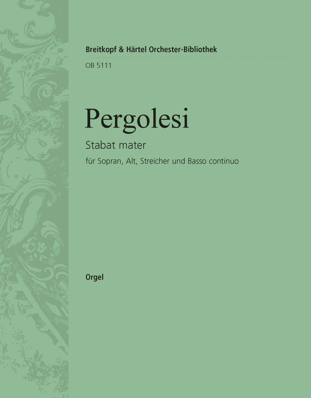 Pergolesi Stabat Mater Organ