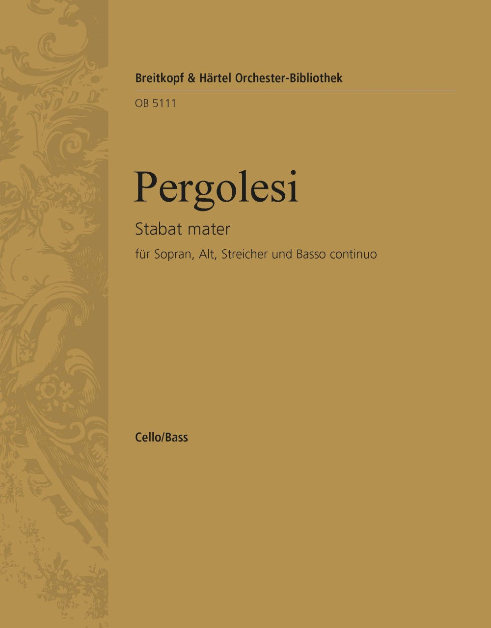 Pergolesi Stabat Mater Cello/B