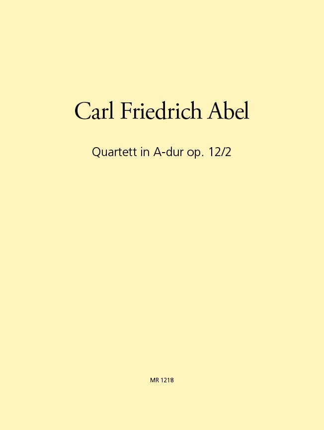 Abel Quartet A major op 12/2