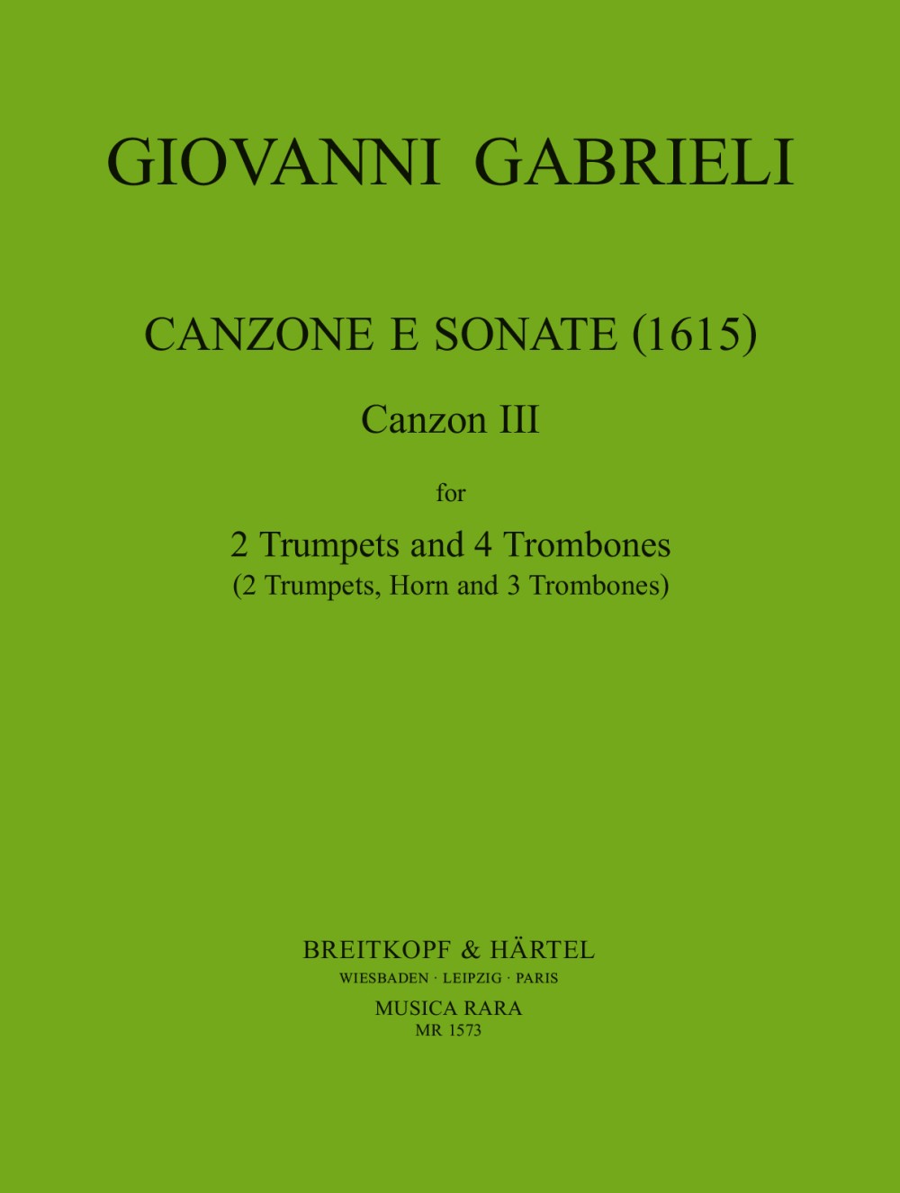 Gabrielli: Canzone e Sonate