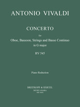 Vivaldi Concerto in G major RV 545 for Oboe and Bassoon