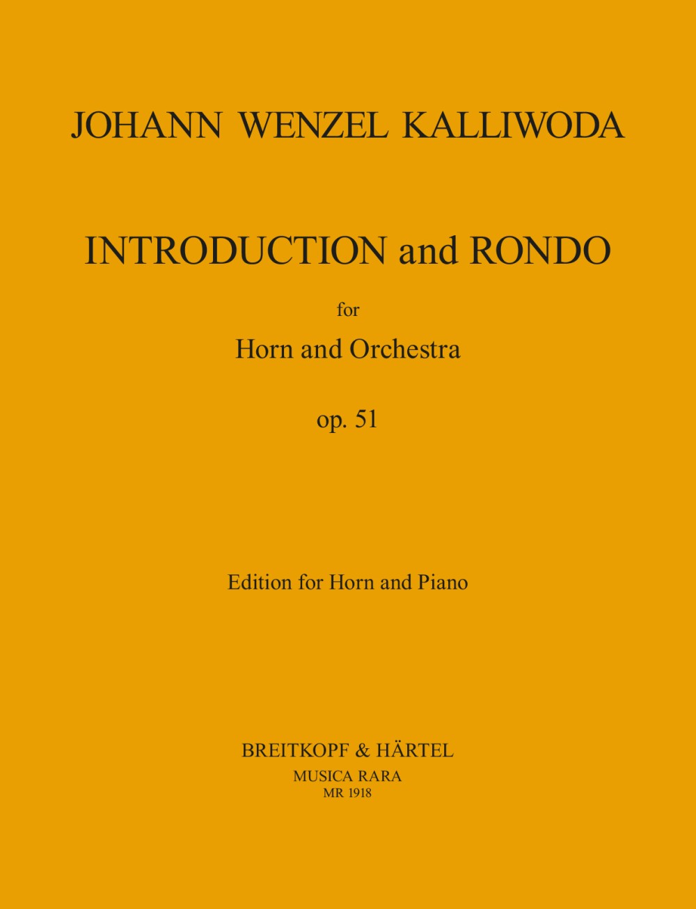 Kalliwoda Introduction and Rondo Op. 51