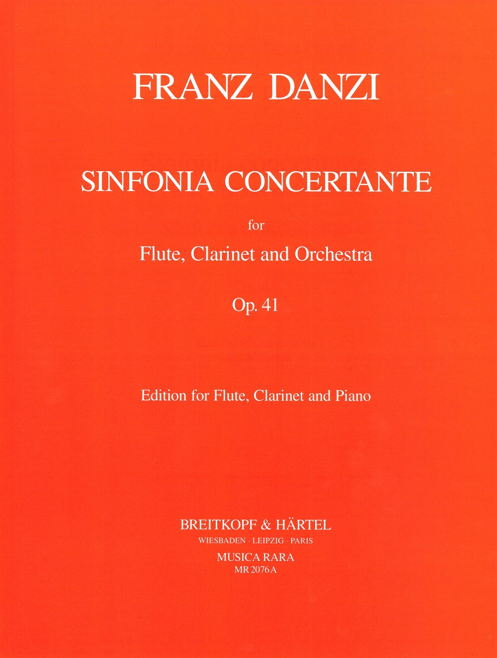 Danzi Sinfonia Concertante in Bb major Op. 41