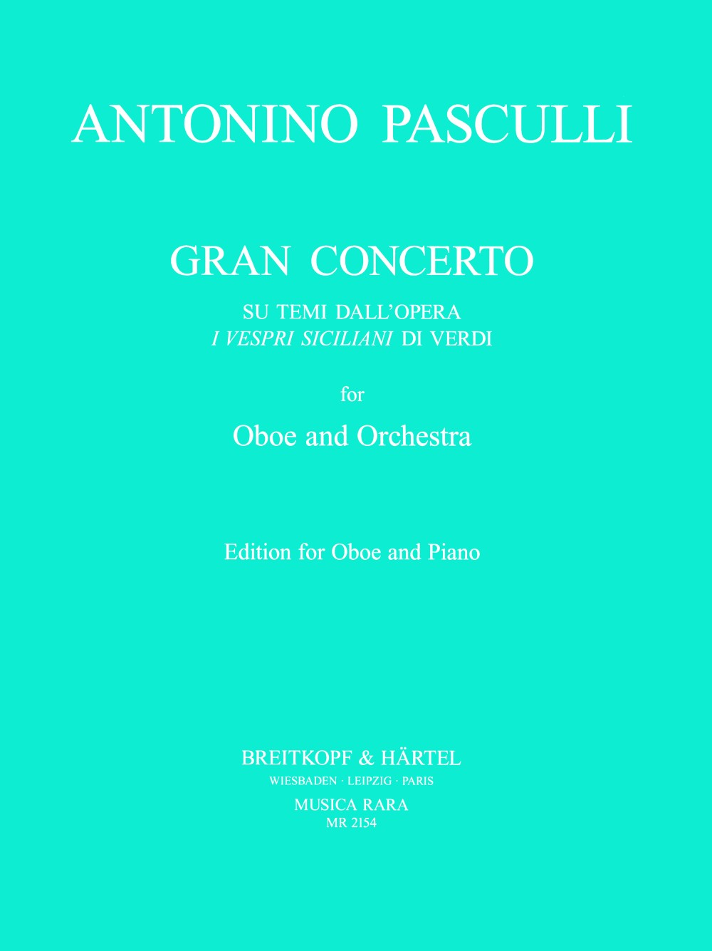 Pasculli Gran Concerto oboe