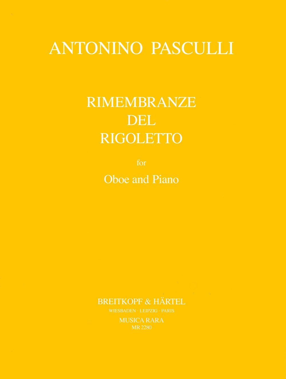 Pasculli: Rimembranze del Rigoletto di Verdi