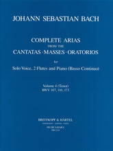 Bach Complete Arias from the Cantatas, Masses, Oratorios Volume 4