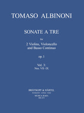 Albinoni 3 Sonatas from Opus 1