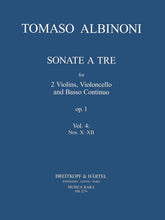 Albinoni 3 Sonatas from Sonata a tre , Op. 1 - Volume 4