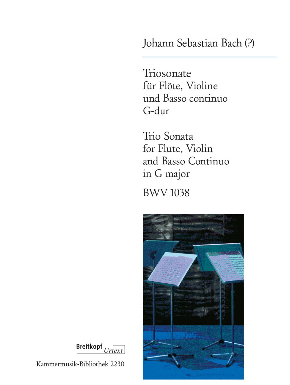 Bach Trio sonata in G major BWV 1038