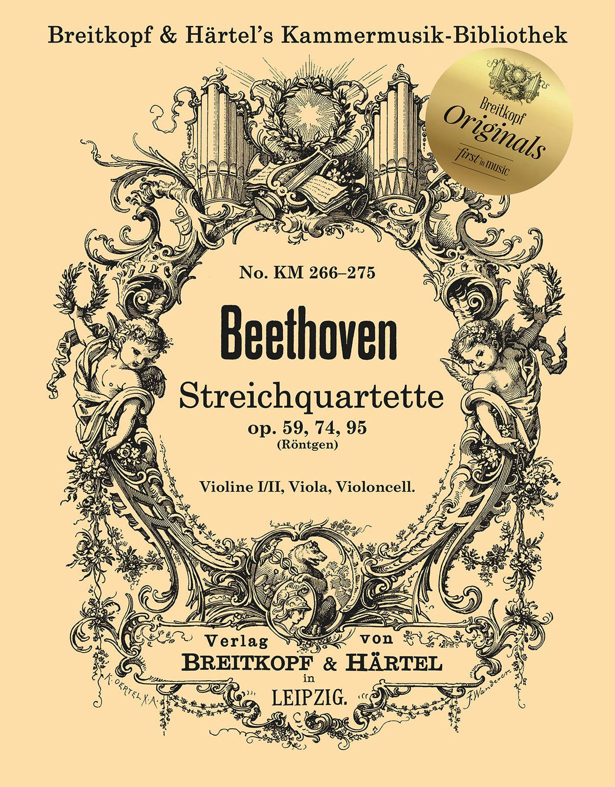 Beethoven Quartets OP 59,74,95