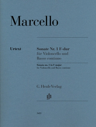 Marcello Sonata No. 1 In F Major For Violoncello And Basso Continuo