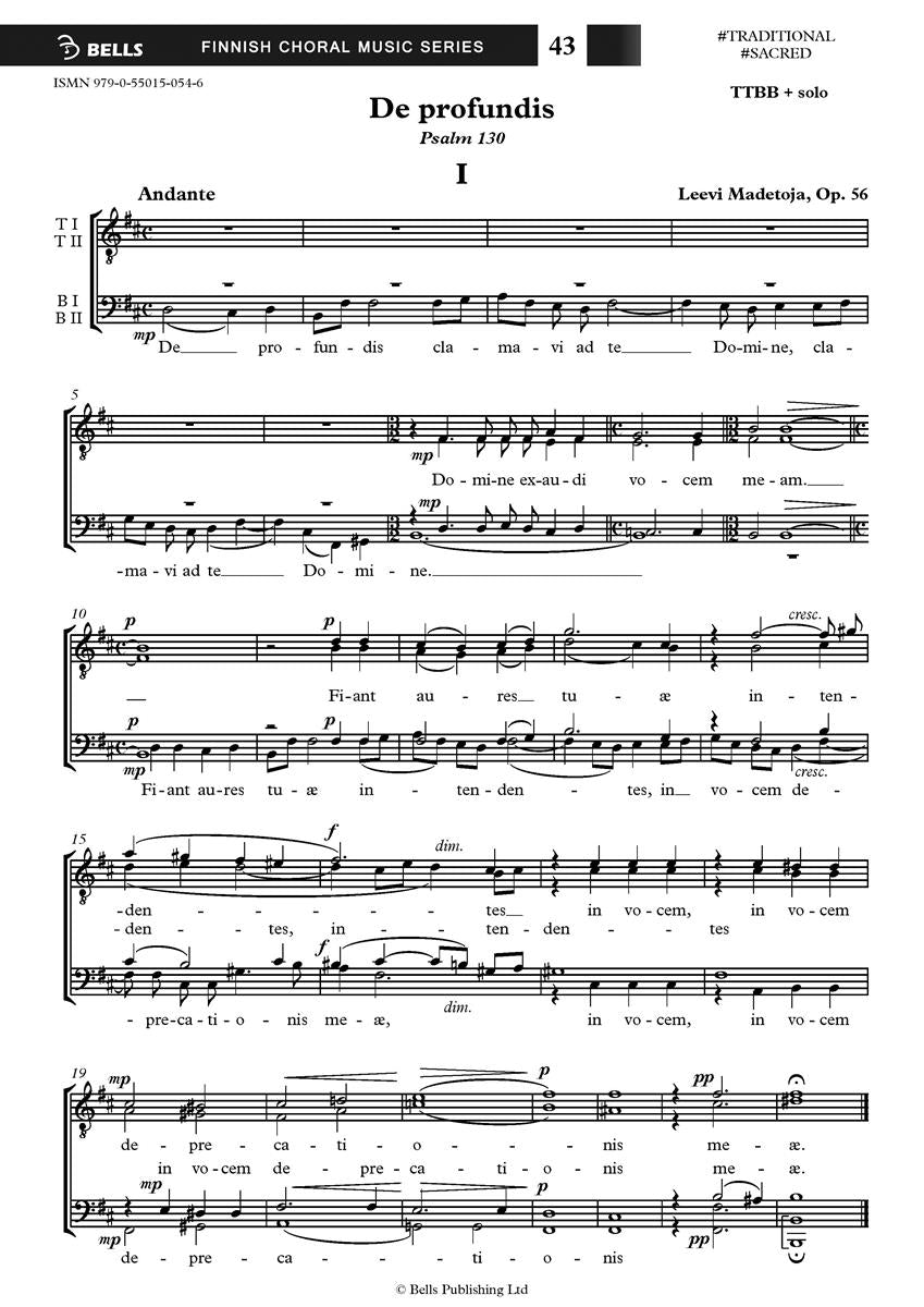 Madetoja De Profundis
