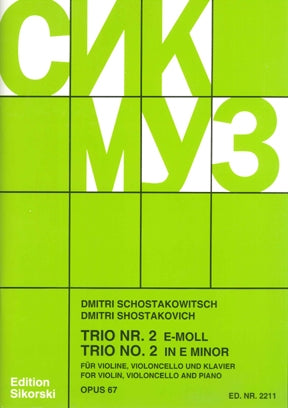 Shostakovich Trio No. 2, Op. 67