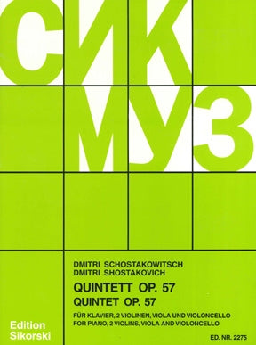 Shostakovich Quintett, Op. 57