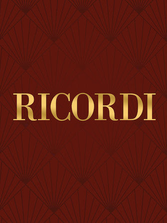 Rossini La Cenerentola Vocal Score