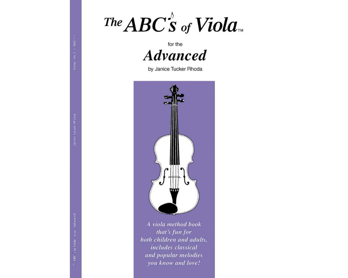 The ABCs of Viola Book 3 Advanced
