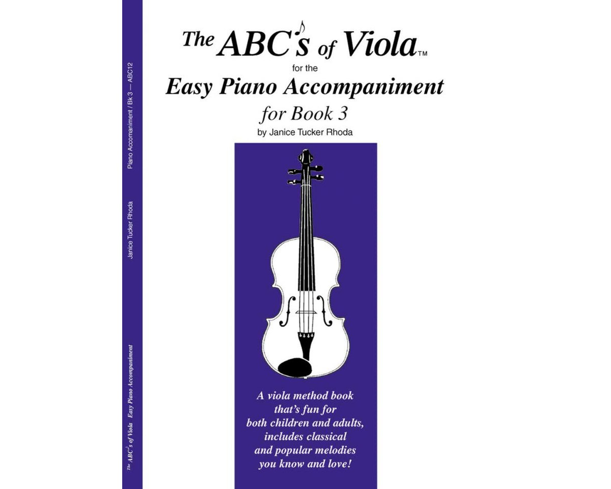 Rhoda ABCs of Viola Book 3 Piano Accompaniment