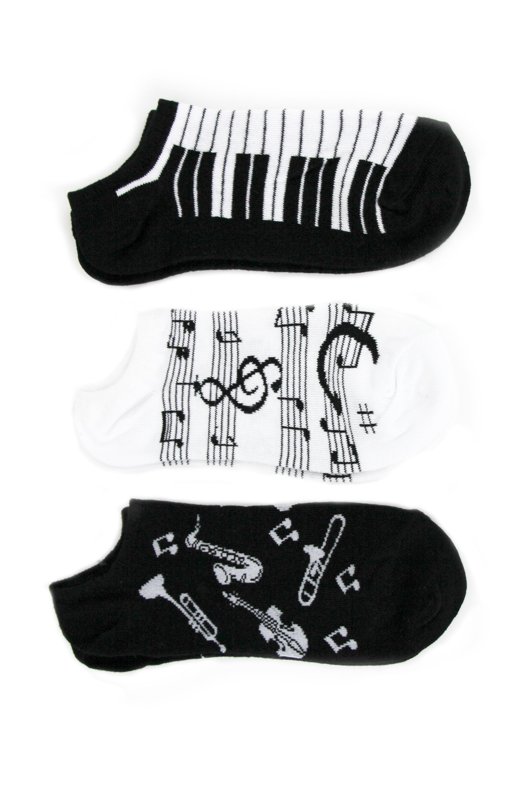 Socks: Music Socks 3 Pack - Men's