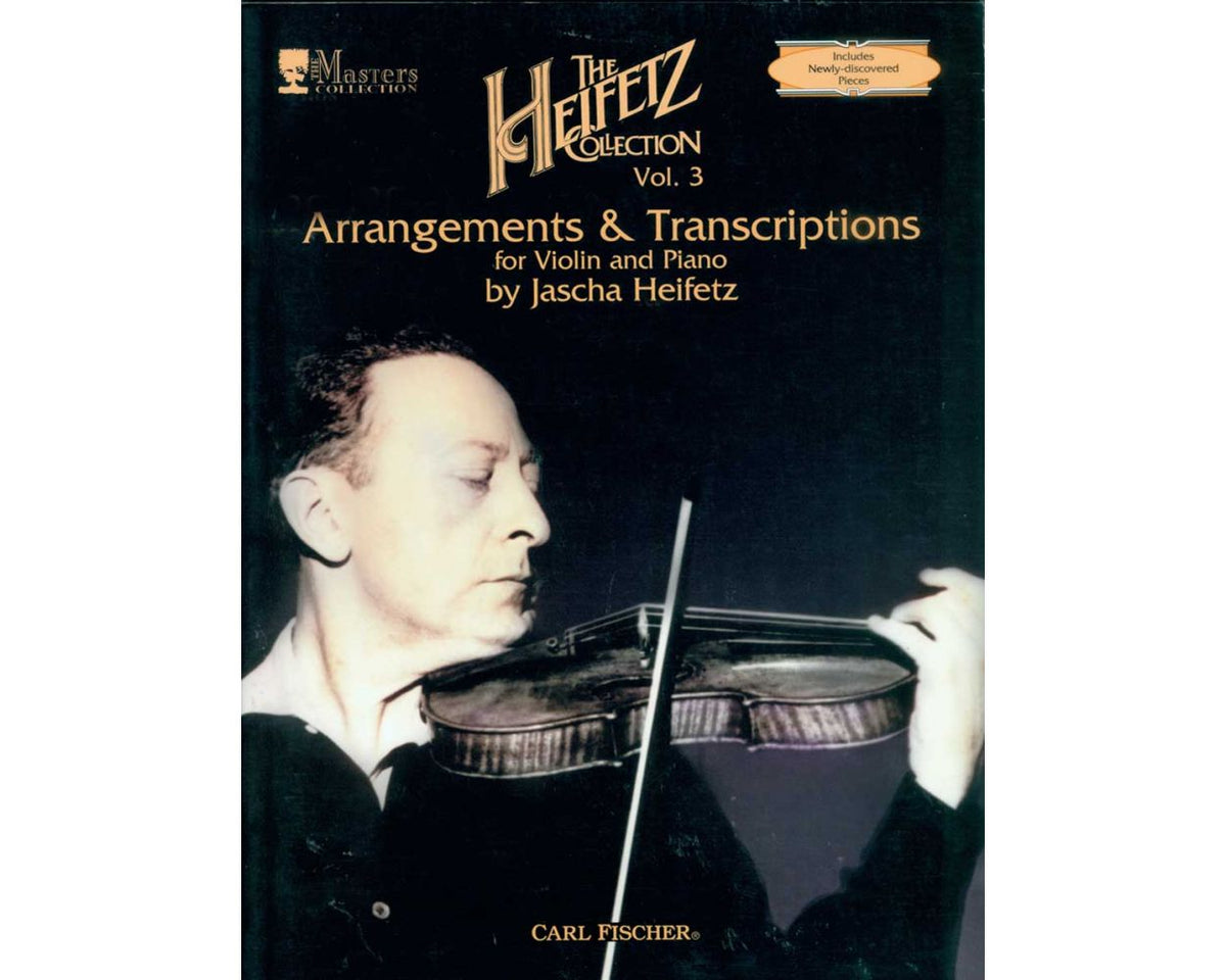Heifetz Collection Volume 3 Arrangements & Transcriptions