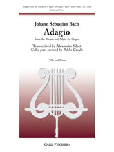 Bach Adagio for Cello & Piano in A minor from Toccata in C major for Organ