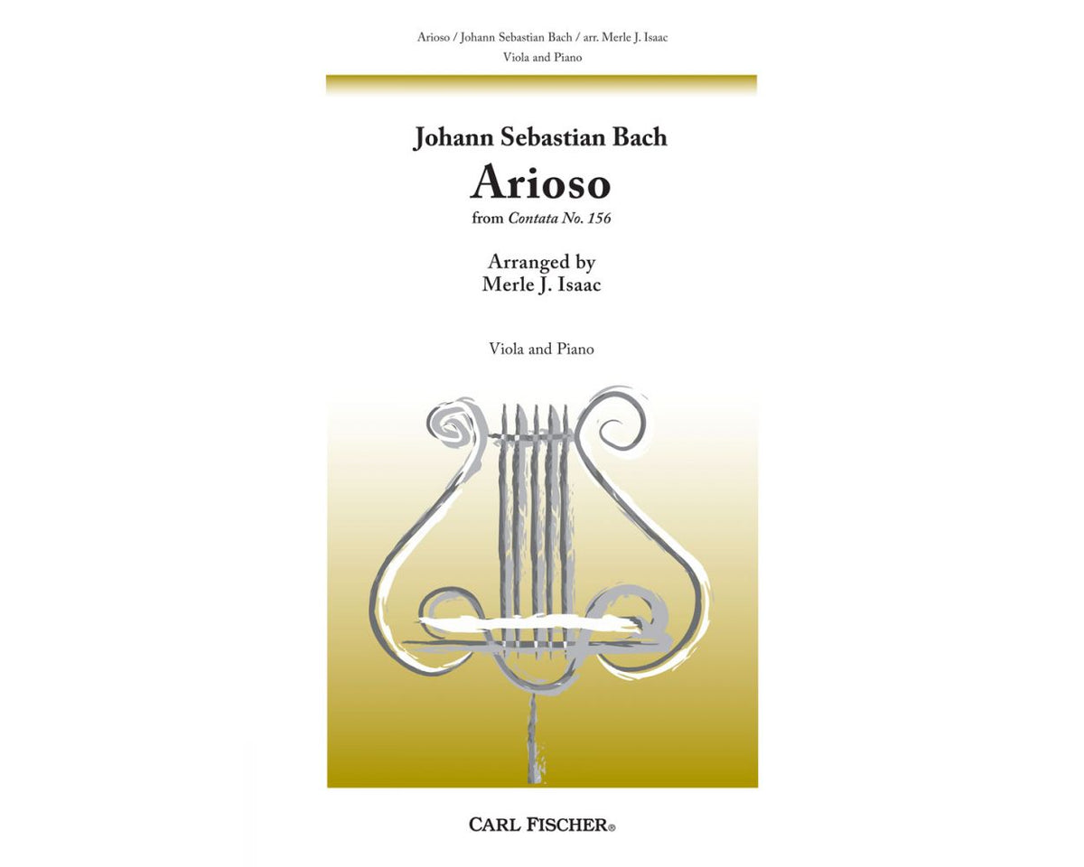 Bach Arioso for Viola and Piano
