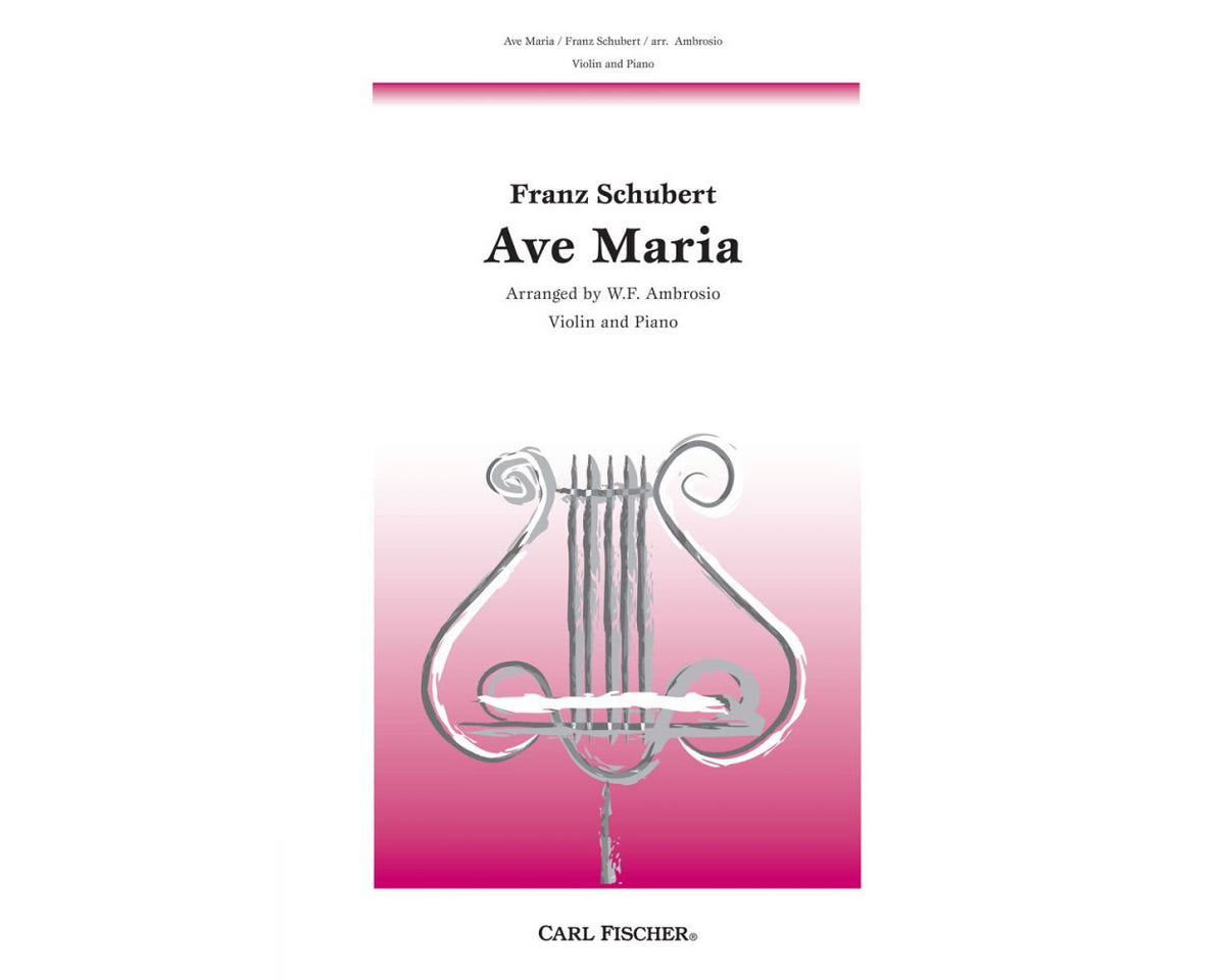 Schubert Ave Maria for Violin & Piano