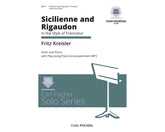 Kreisler Sicilienne and Rigaudon